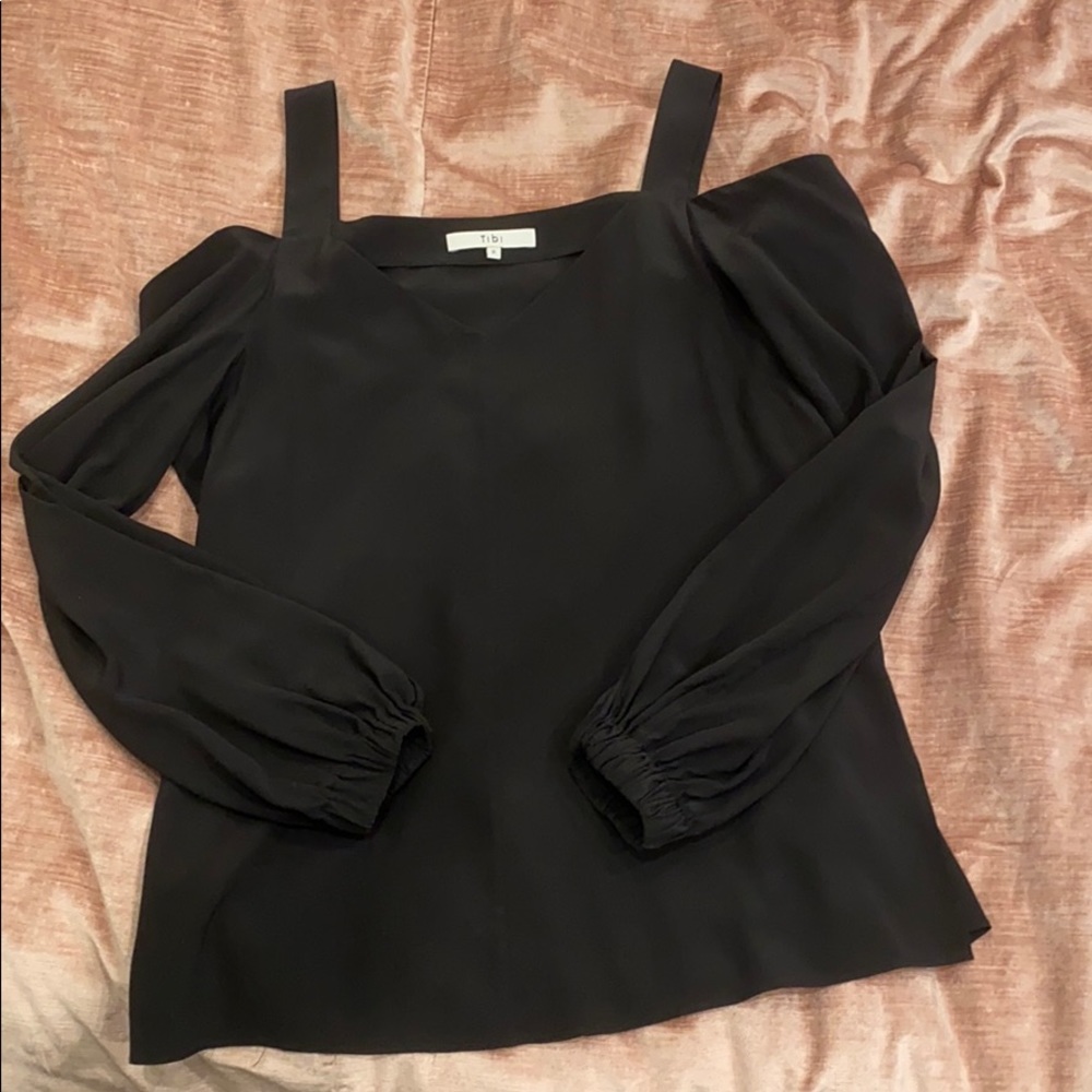 Tibi Black Size 8 Blouse